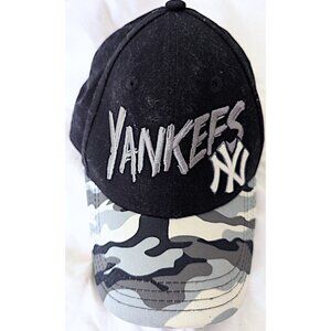 New York Yankees Hat Camo Print Snapback Youth Size New Era Aesthetic